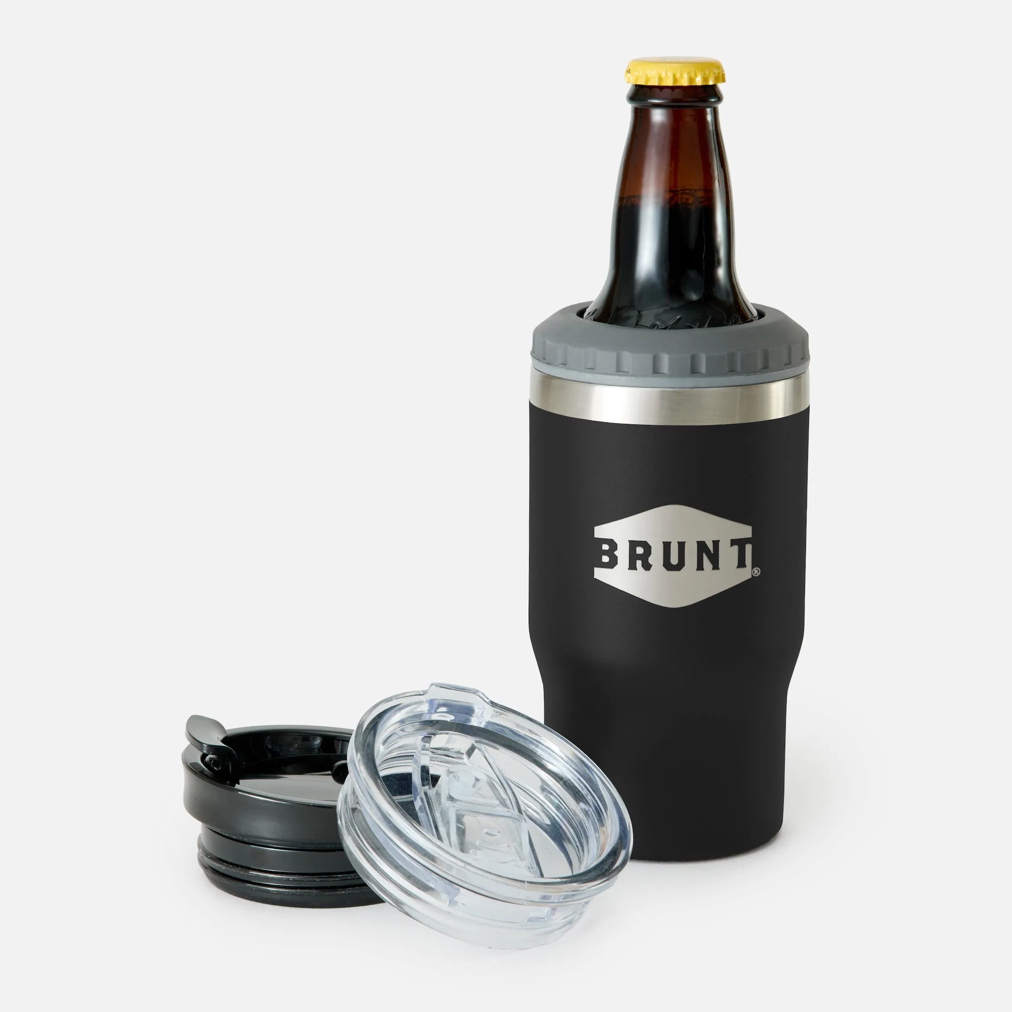 Tumbler hitam serbaguna 4-in-1 dari 88 LINK dengan desain elegan dan modern