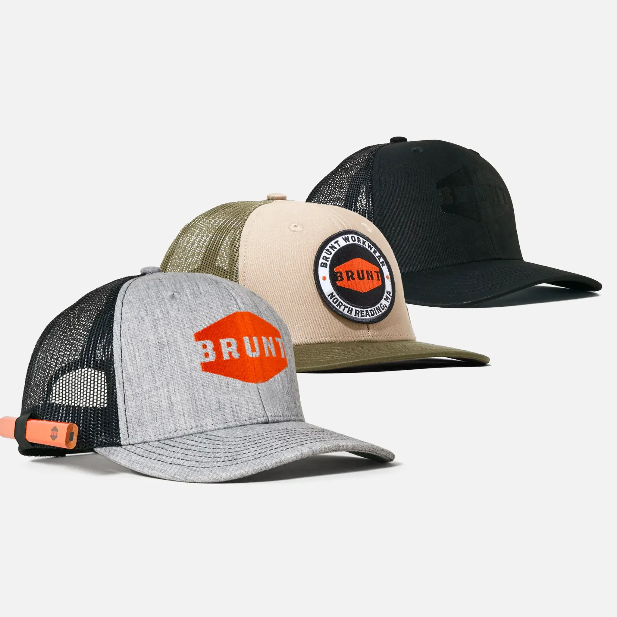 Topi snapback melengkung 3RAJA warna army green dengan tempat pensil terintegrasi