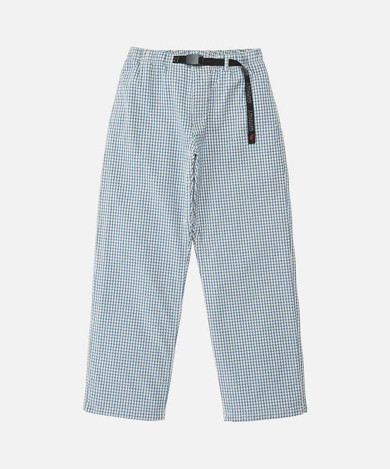 MARIOBOLA Dobby Plaid Gramicci Pant Straight Fit warna stone untuk gaya kasual pria