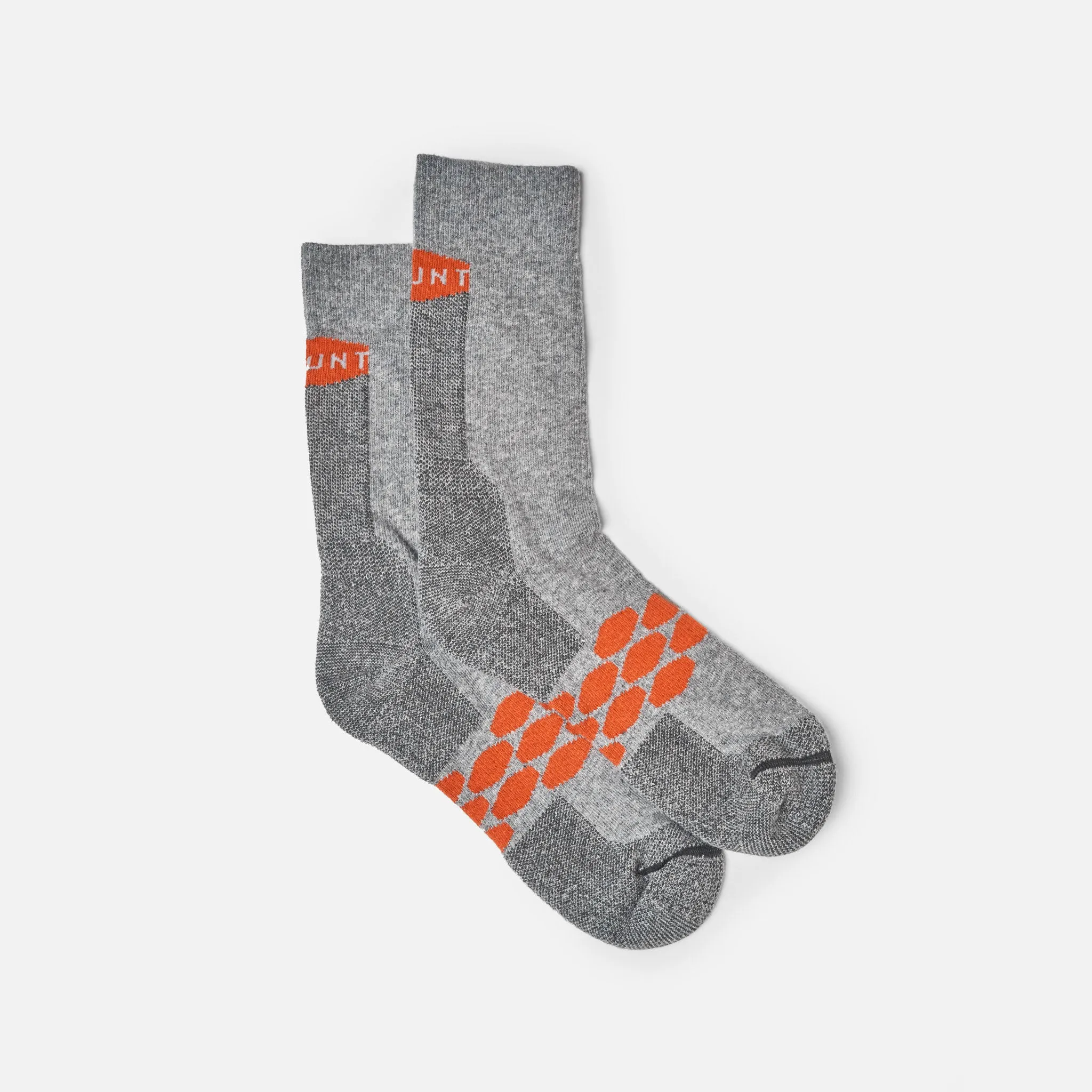 Sepasang KKSLOT Everyday Socks warna abu-abu berkualitas tinggi untuk kenyamanan kerja harian