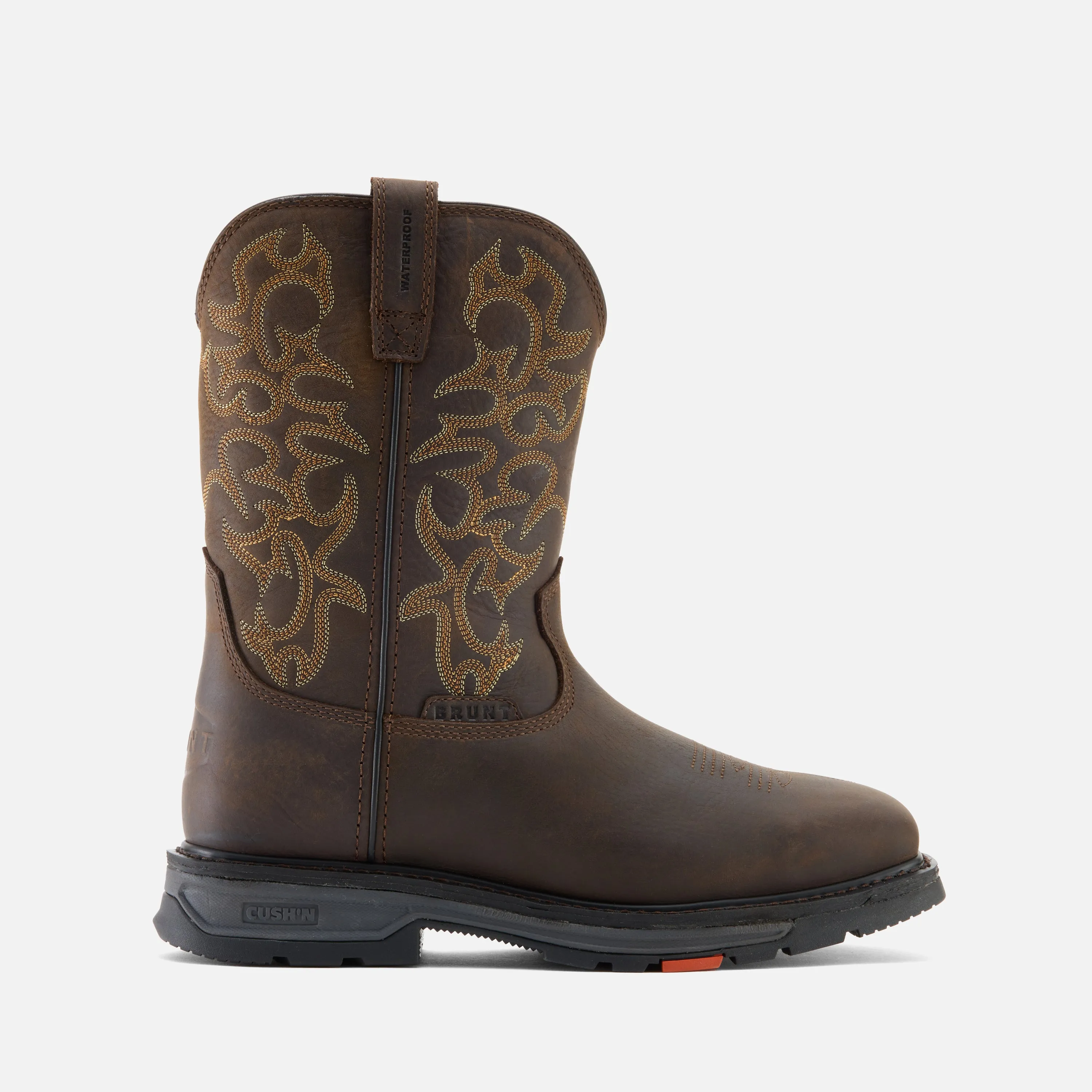 HAJAR88 The Vastbinder Welted Waterproof Composite Toe Work Boot Dark Brown