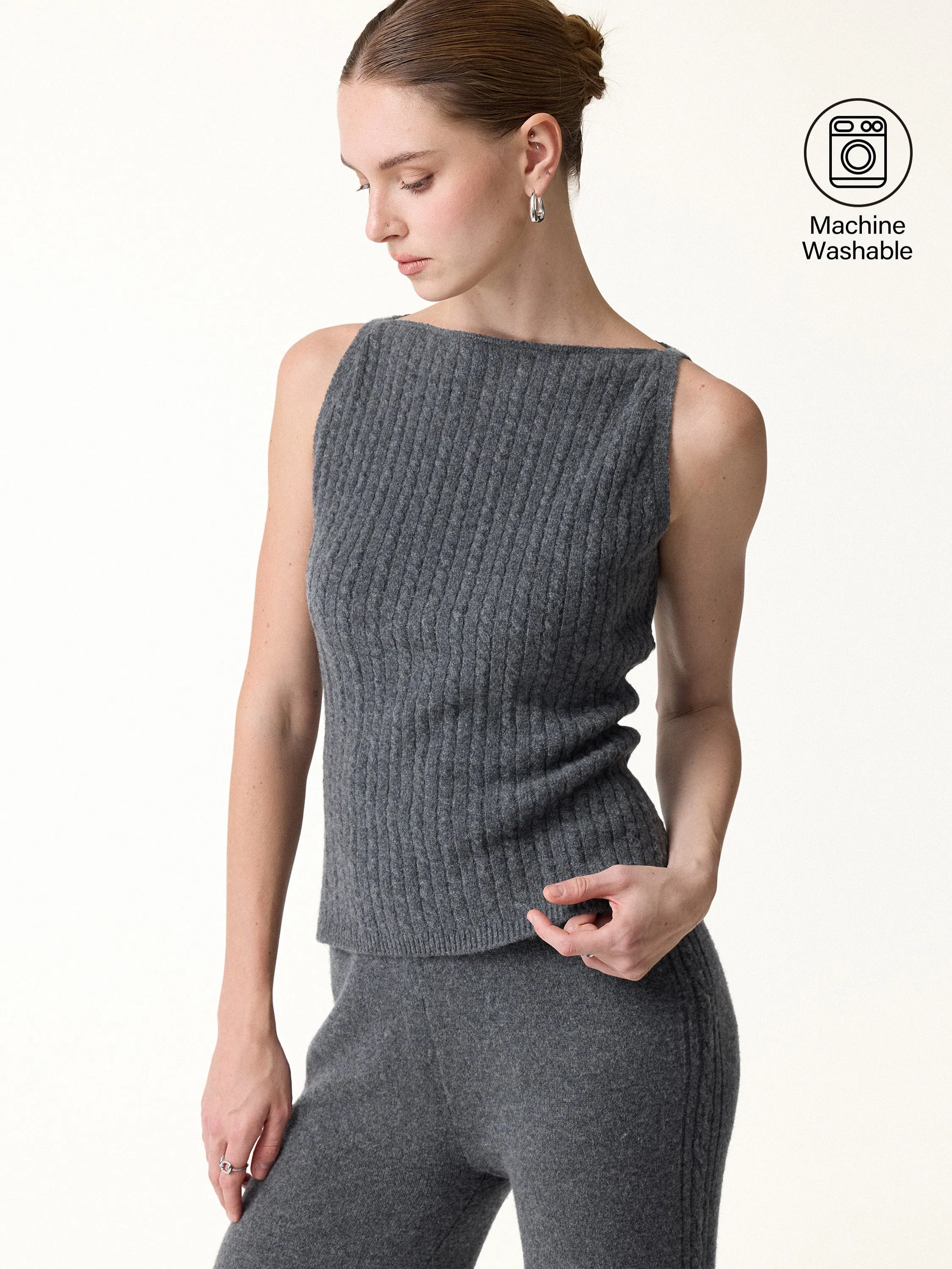 Panduan gaya elegan memadukan sweater rajut tanpa lengan untuk penampilan chic