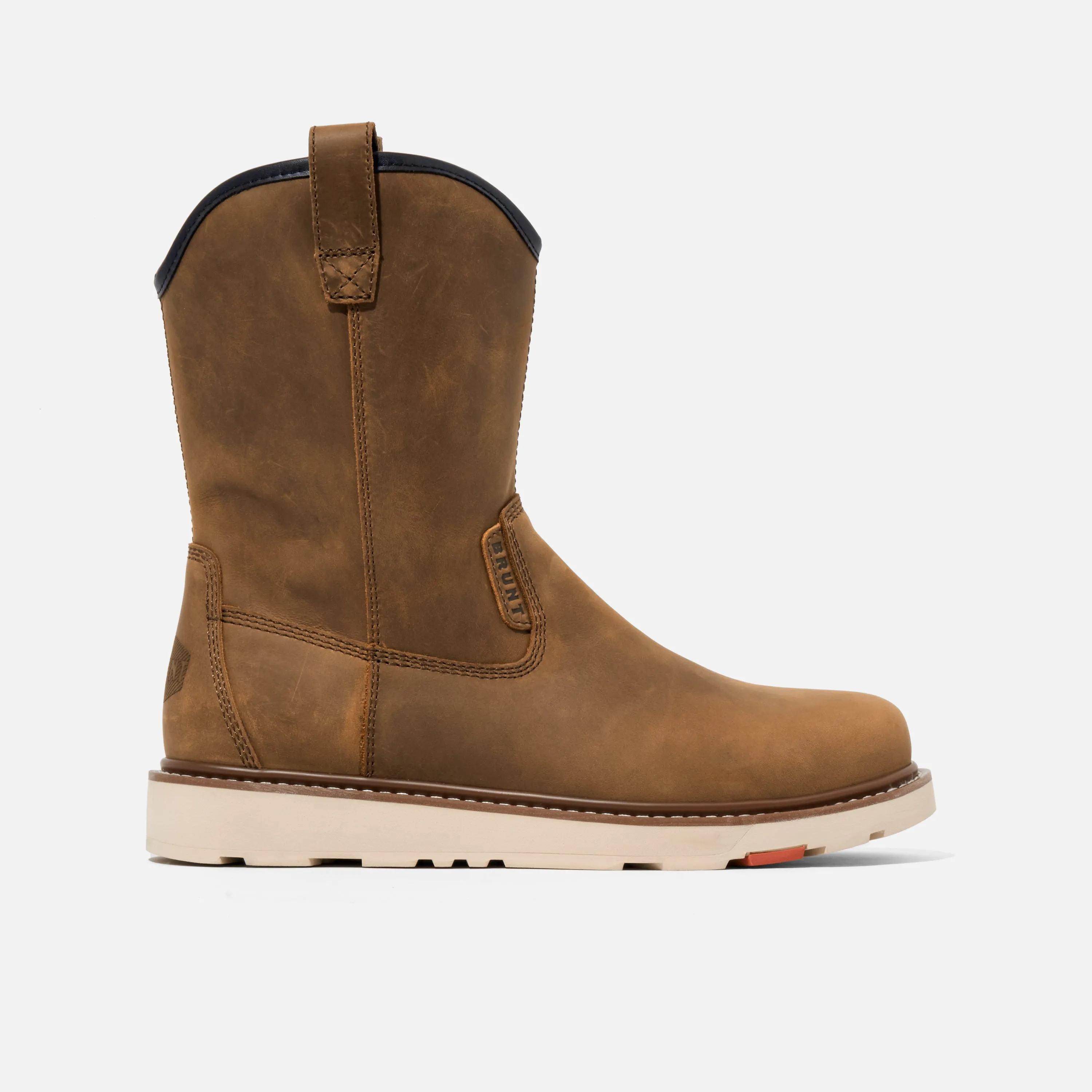 Sepatu kerja The Bolduc Unlined Comp Toe warna coklat dari 81 SLOT GAME