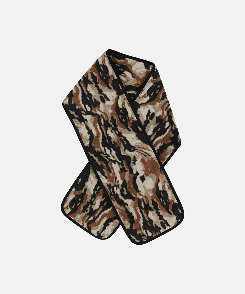 Tampilan produk LONCENGTOTO Thermal Fleece Scarf varian warna Bark Camo