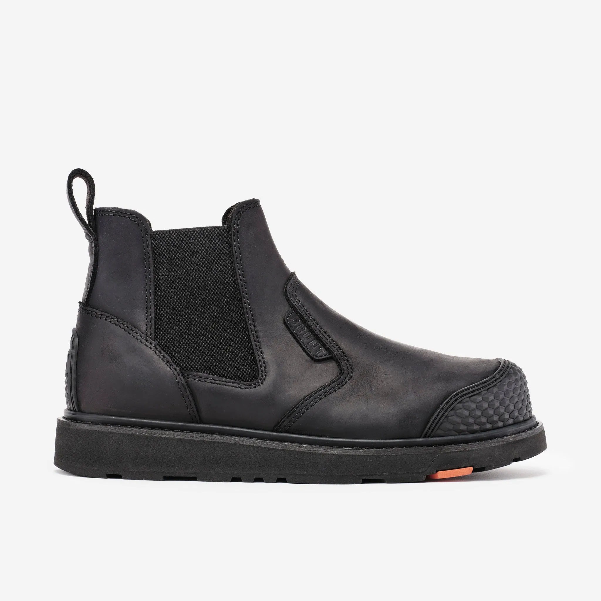Sepatu boot kerja Ohman BRUNT warna hitam dengan ujung komposit pengaman dari VIP SLOT ONLINE